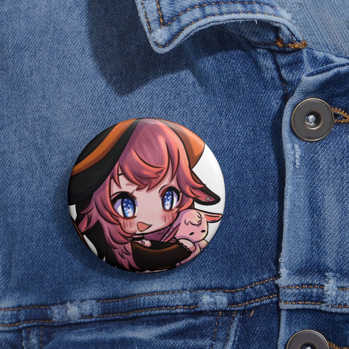 Limited Solace Plum Halloween Button