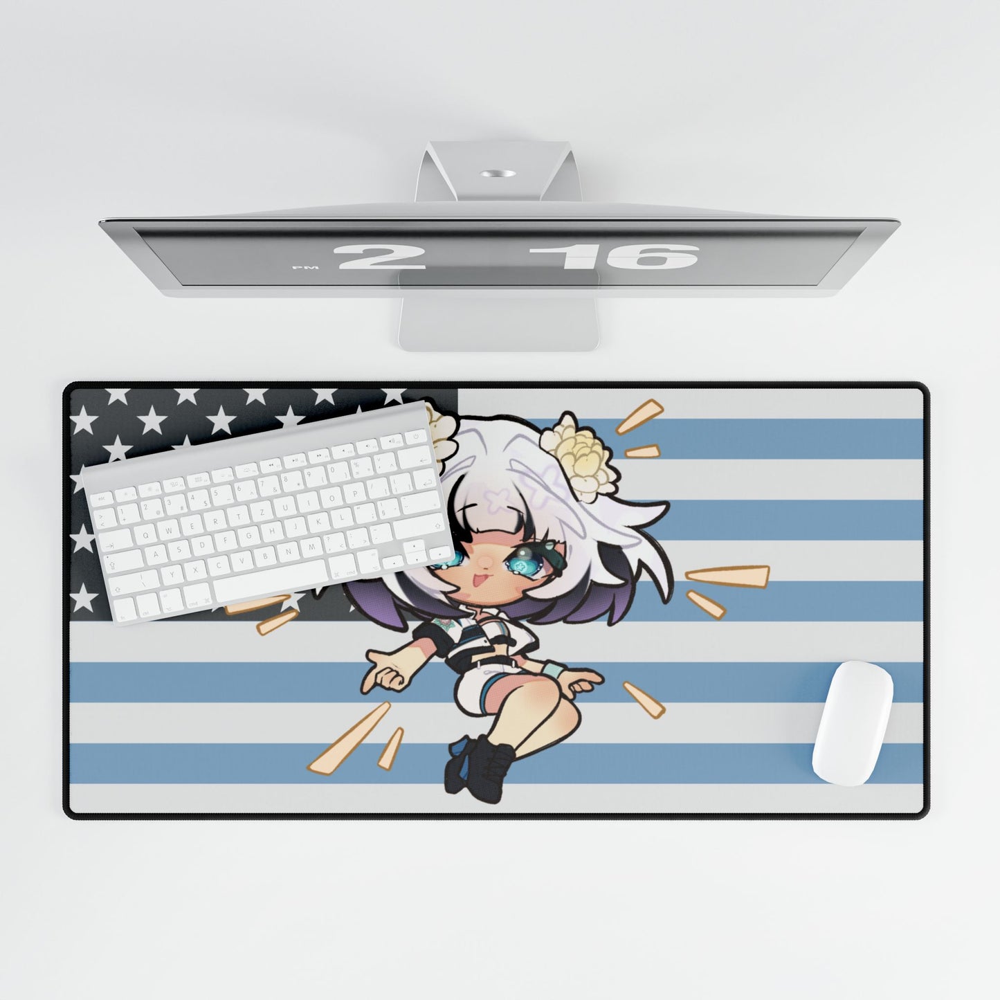 AshenMei Flag Desk Mat