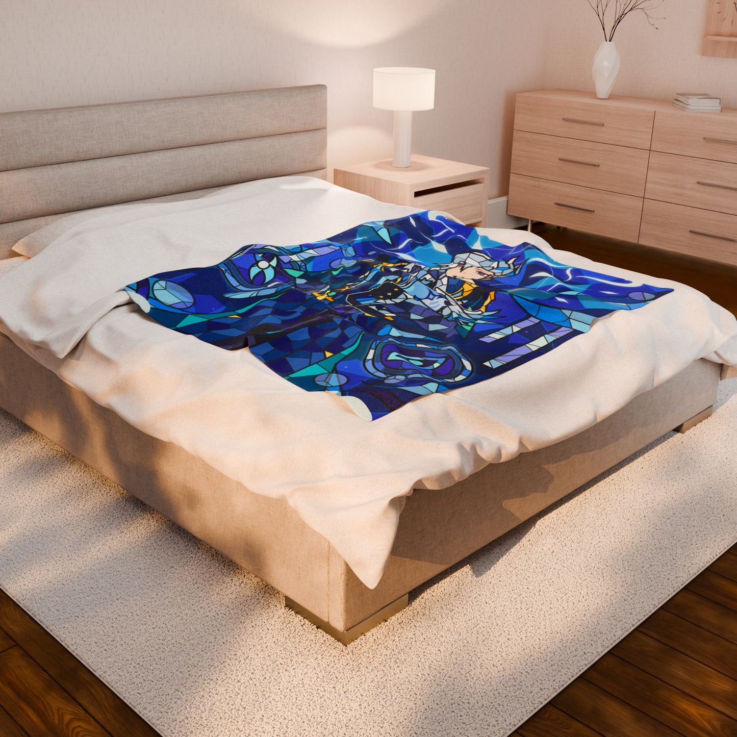 Neuvillette Plush Throw Blanket