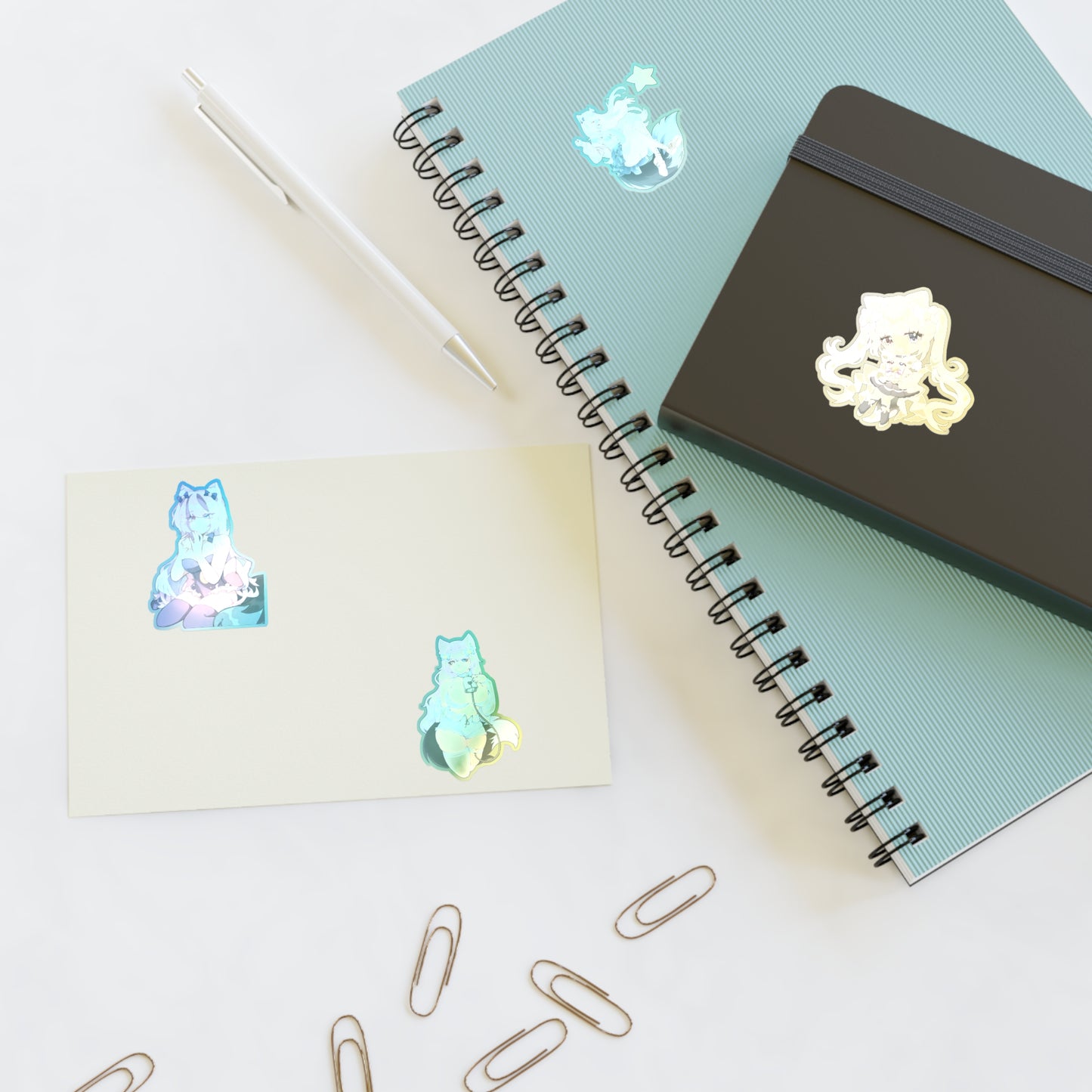 Nighty Neko Sticker Sheet