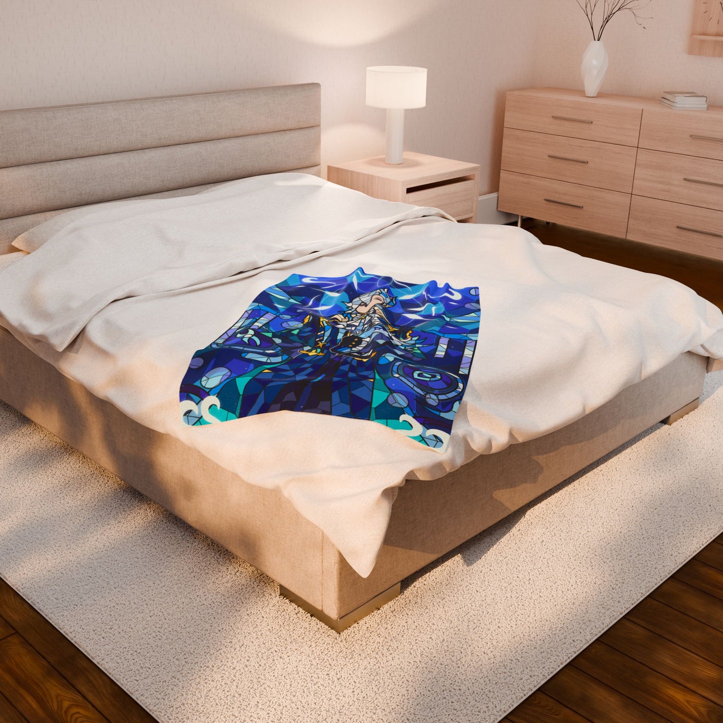 Neuvillette Plush Throw Blanket