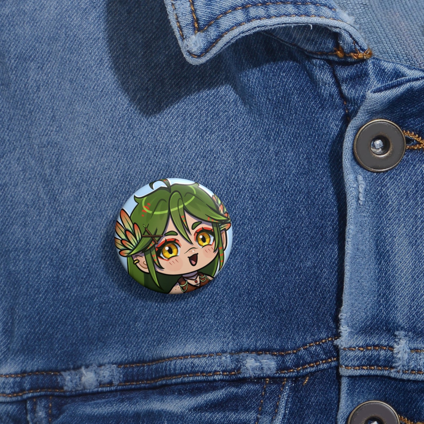 PushPinBird Button Pin