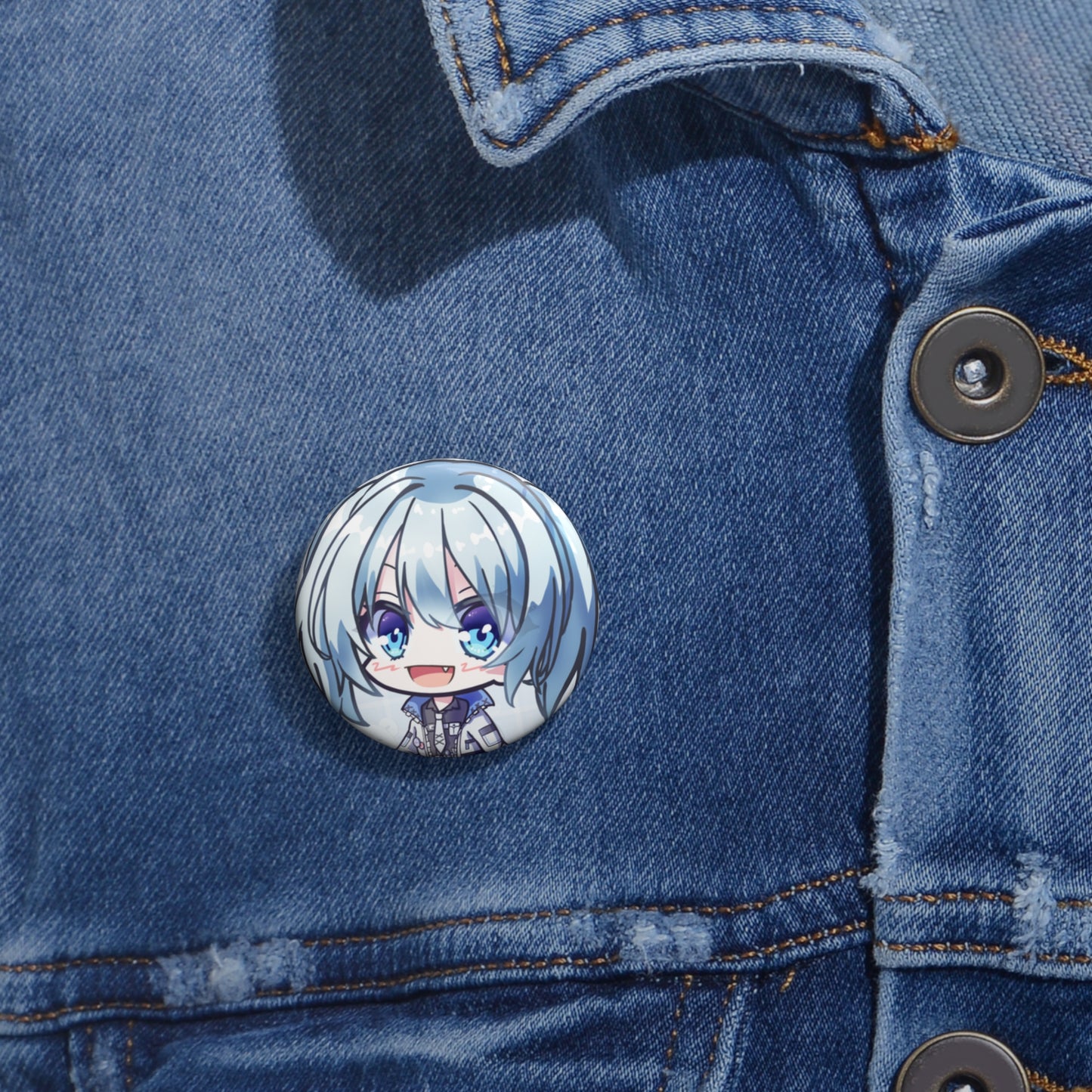hi2chan "Chibi" Button Pin