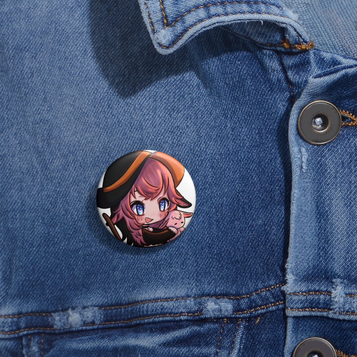 Limited Solace Plum Halloween Button