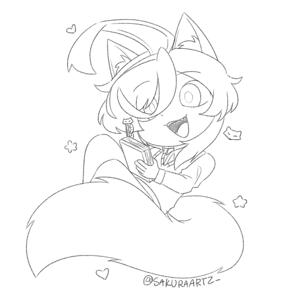 Sakuraartz_ Doodle Keychain