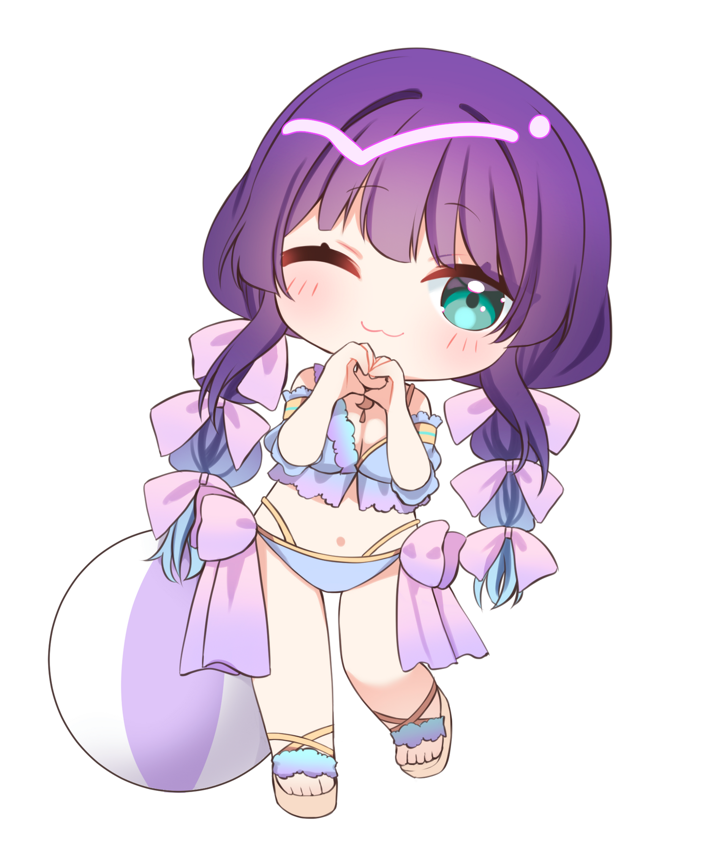 ZerosOcean Chibi Keychain