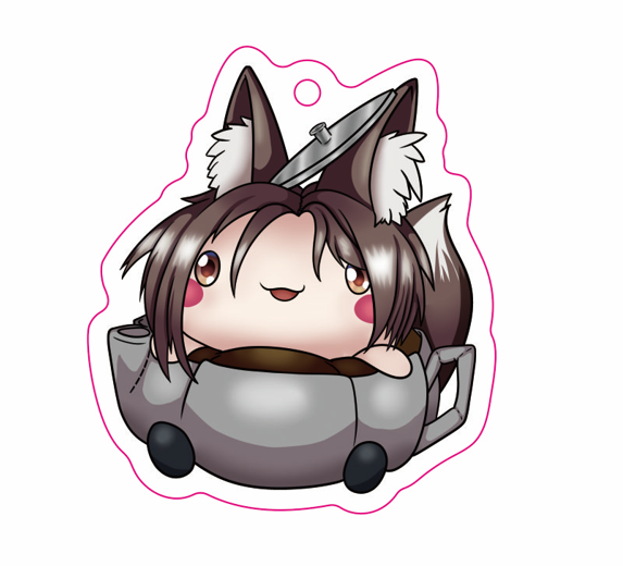 Wulfderstark Chibi Keychain
