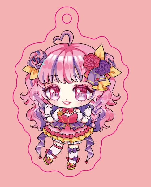 Rozelea Glamour Chibi Keychain