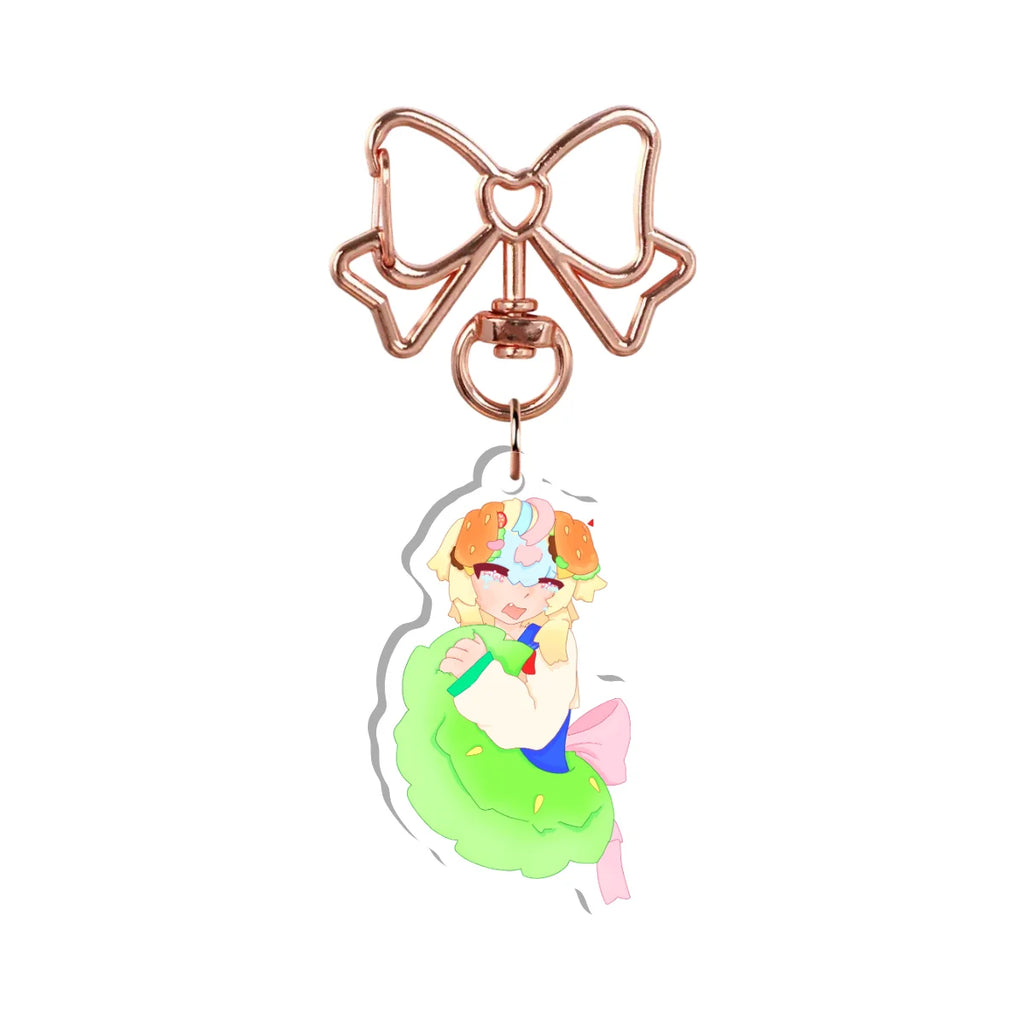 WanwanburgerVT "D:<" Keychain