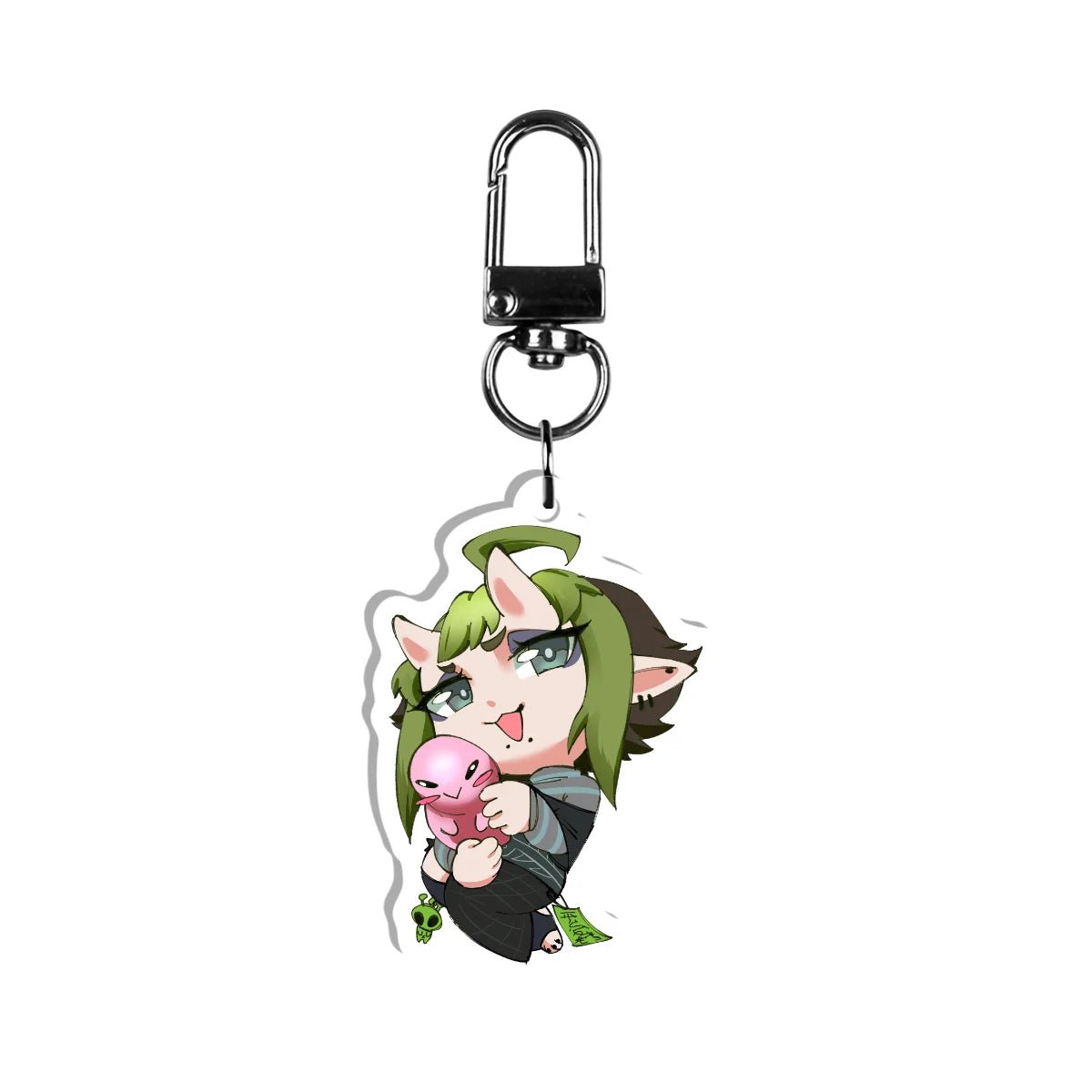 chromuro "Chibi Hugging" Keychain