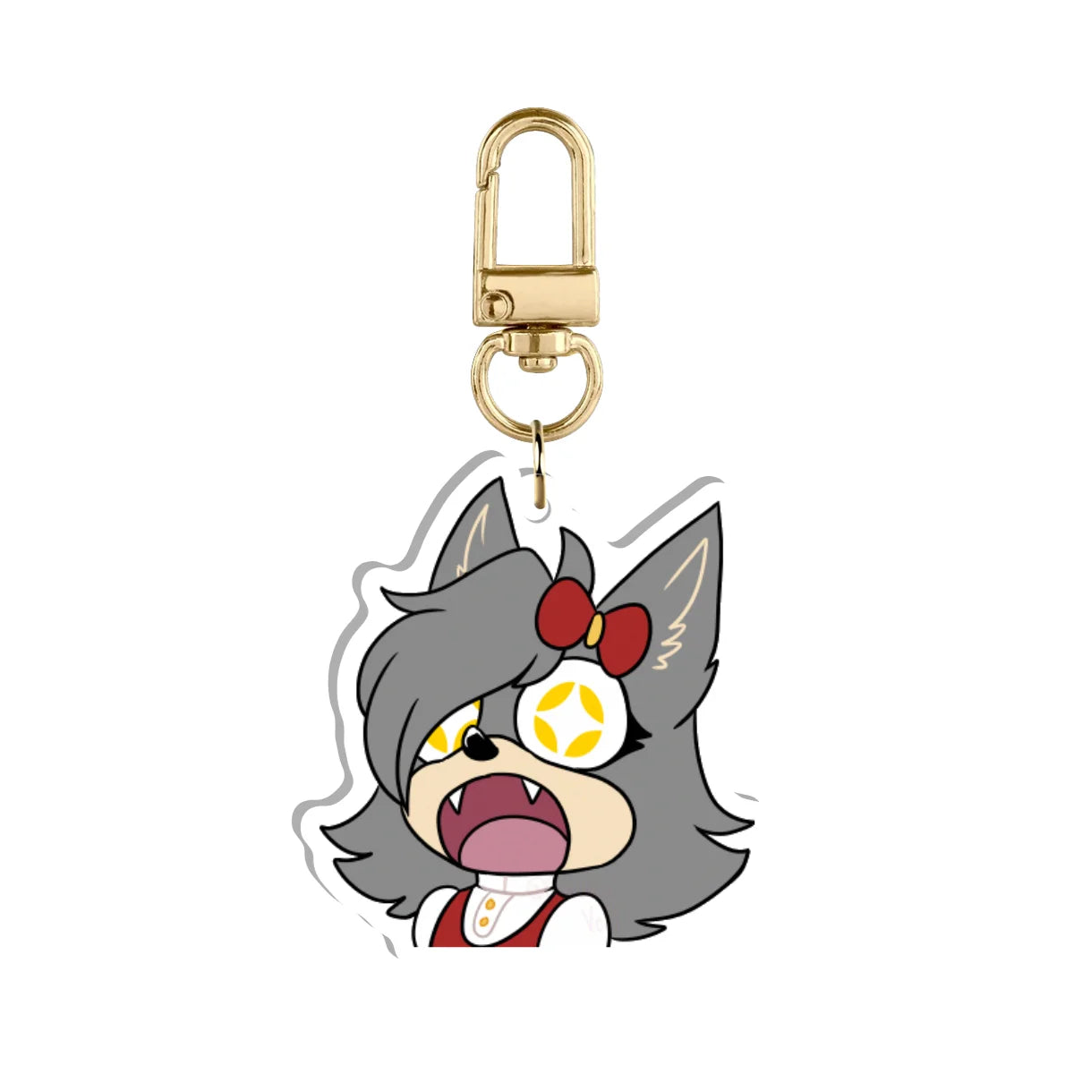 Lunar T. Wolf "Sparkle" Keychain