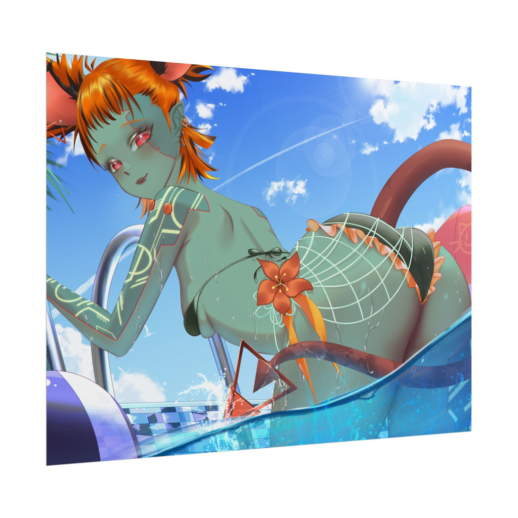 NonbiteyZombie "Summer Swim!" Poster
