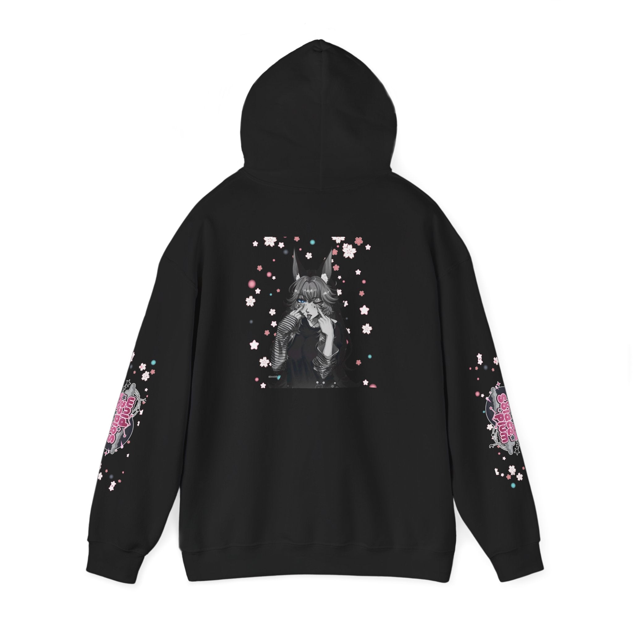 Solace Plum BW "Blep" Designer Hoodie