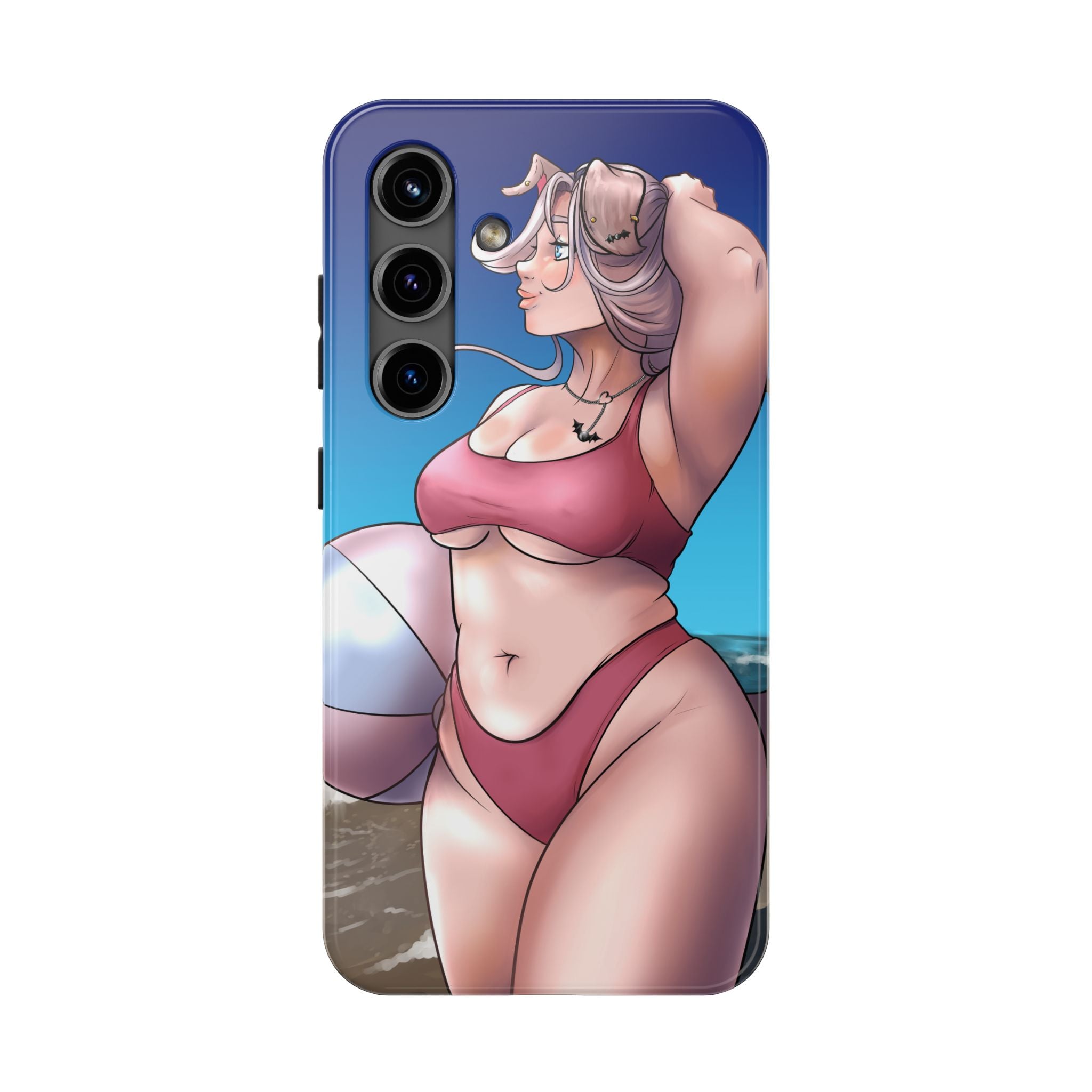 Luna Rainn "Beach Pup" Tough Phone Case