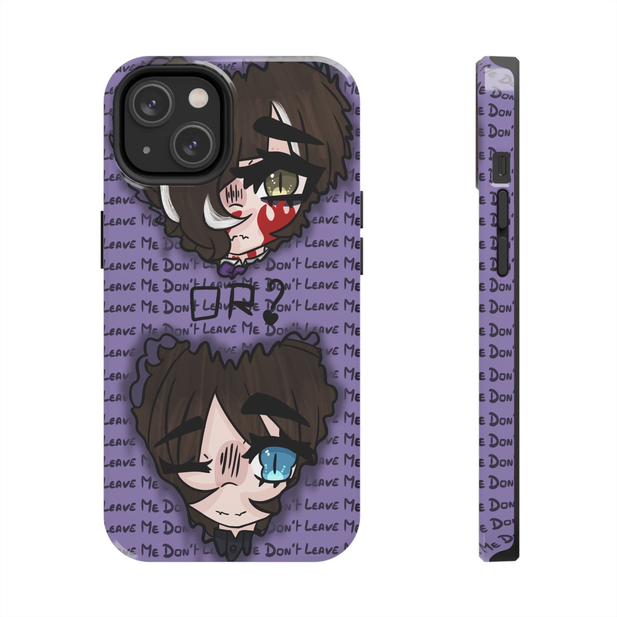 Renée Lysobore "Me or Them" Phone Case