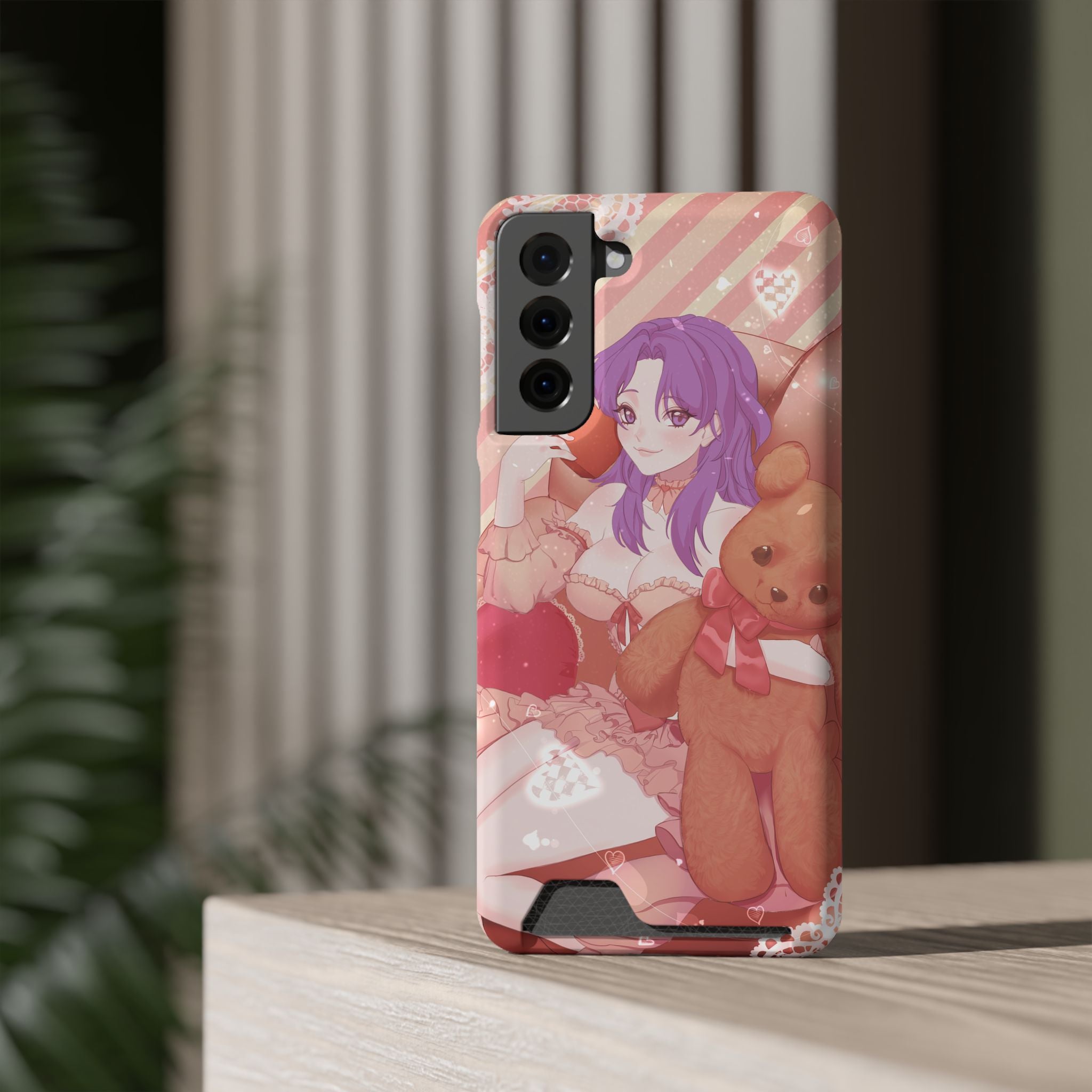 Angelica Phone Case With Card Holder