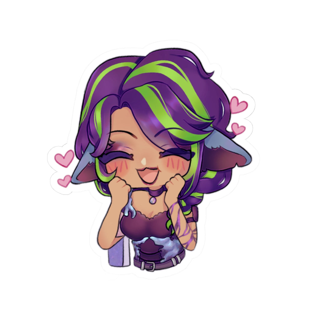 Amefloof "Squeal" Sticker