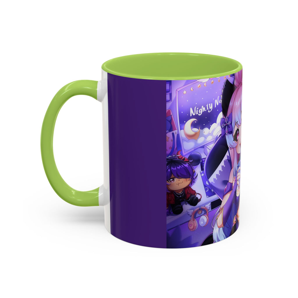 "Time To Stream!" Nighty Neko Mug