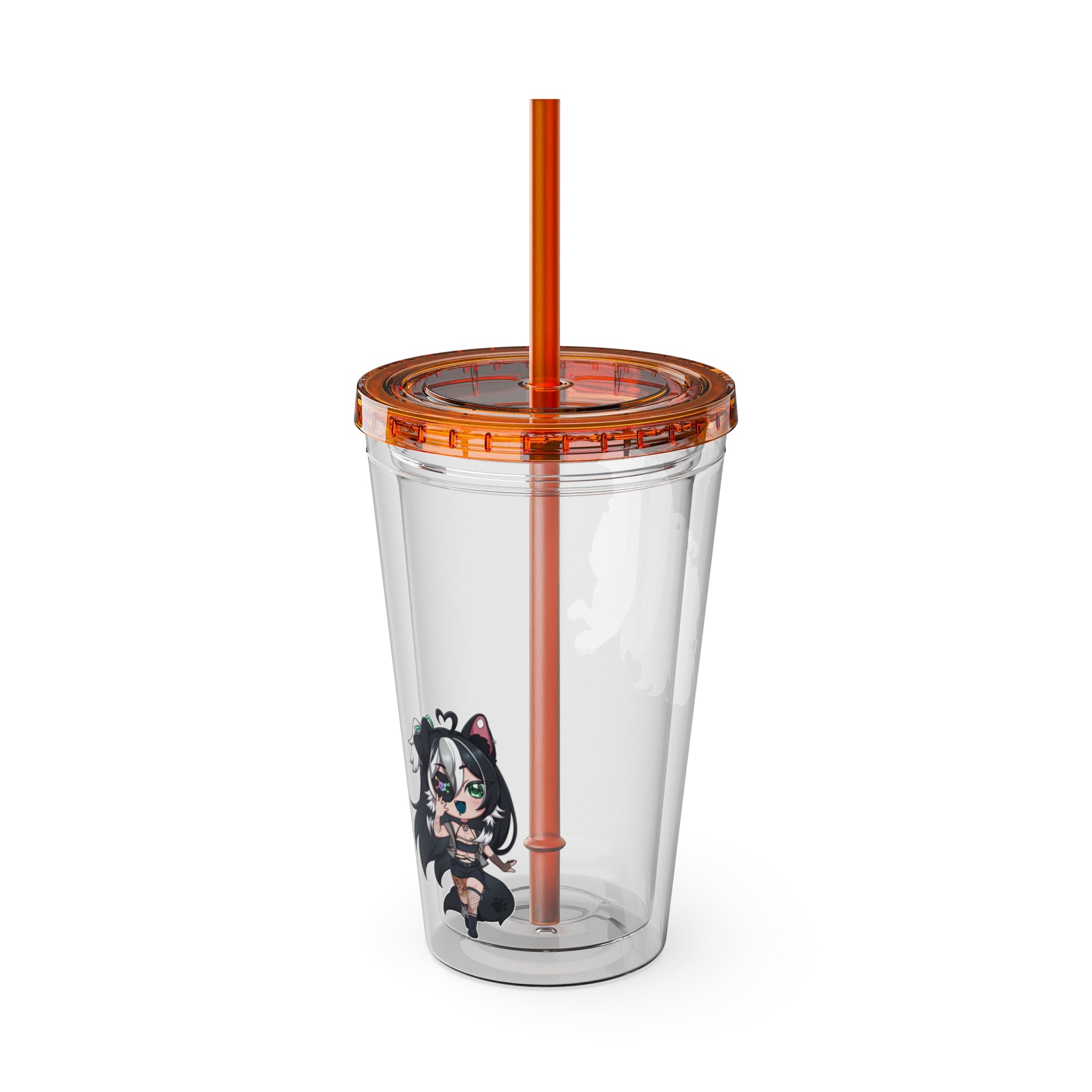 dognamedKats "Chibi Friends" Acrylic Tumbler