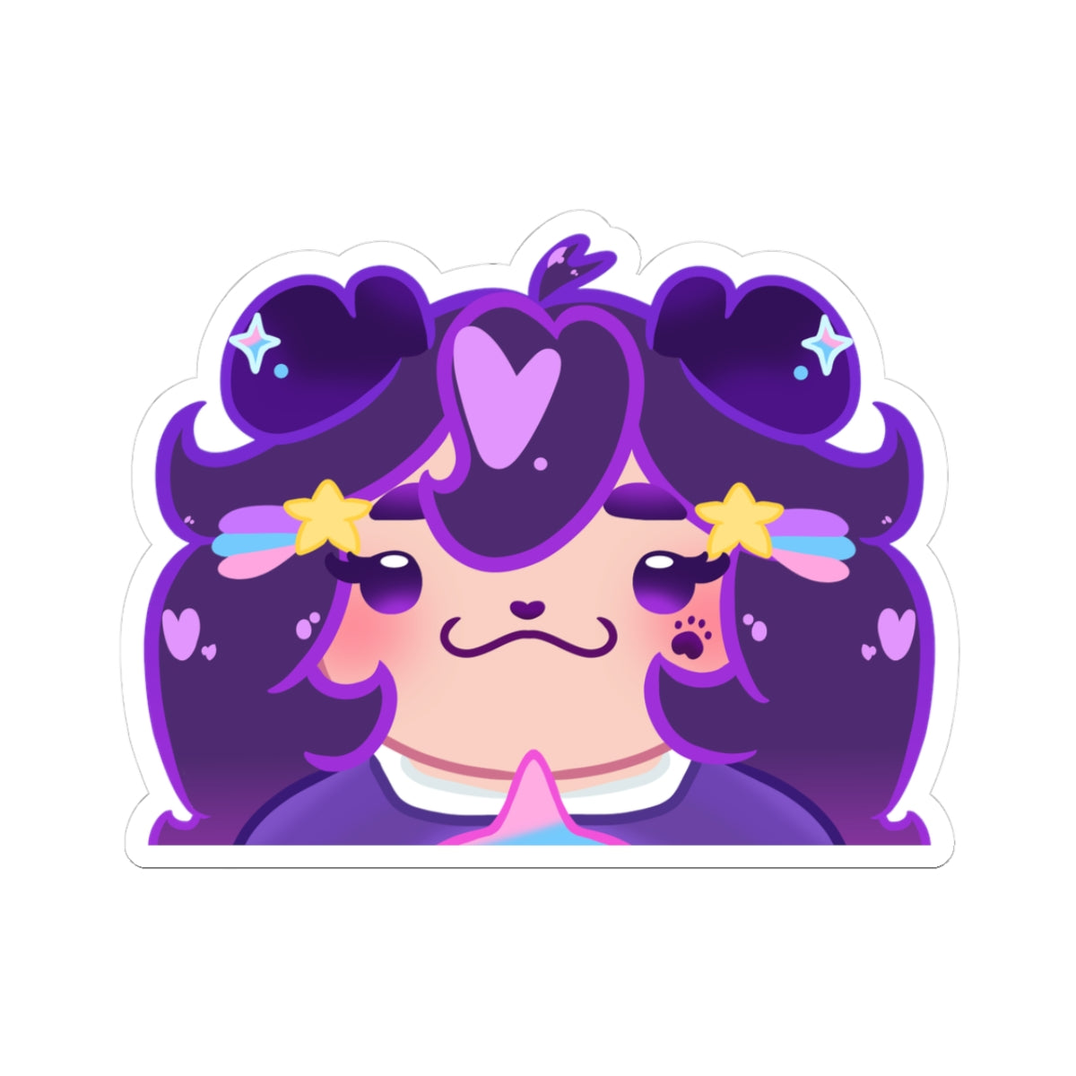 MysteryPup ":3" Sticker