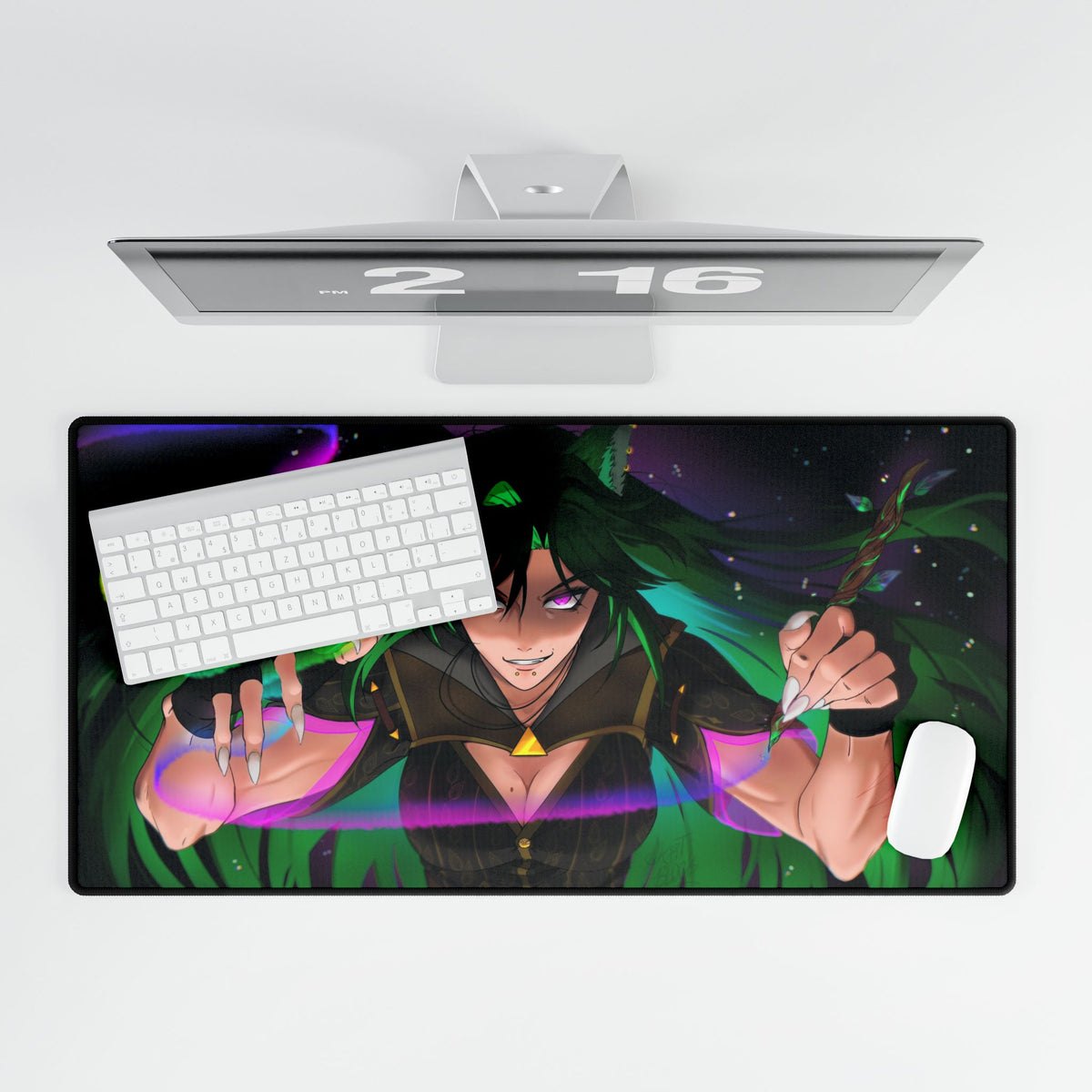 Eva Artblock "Drawn Rainbow" Medium Deskmat