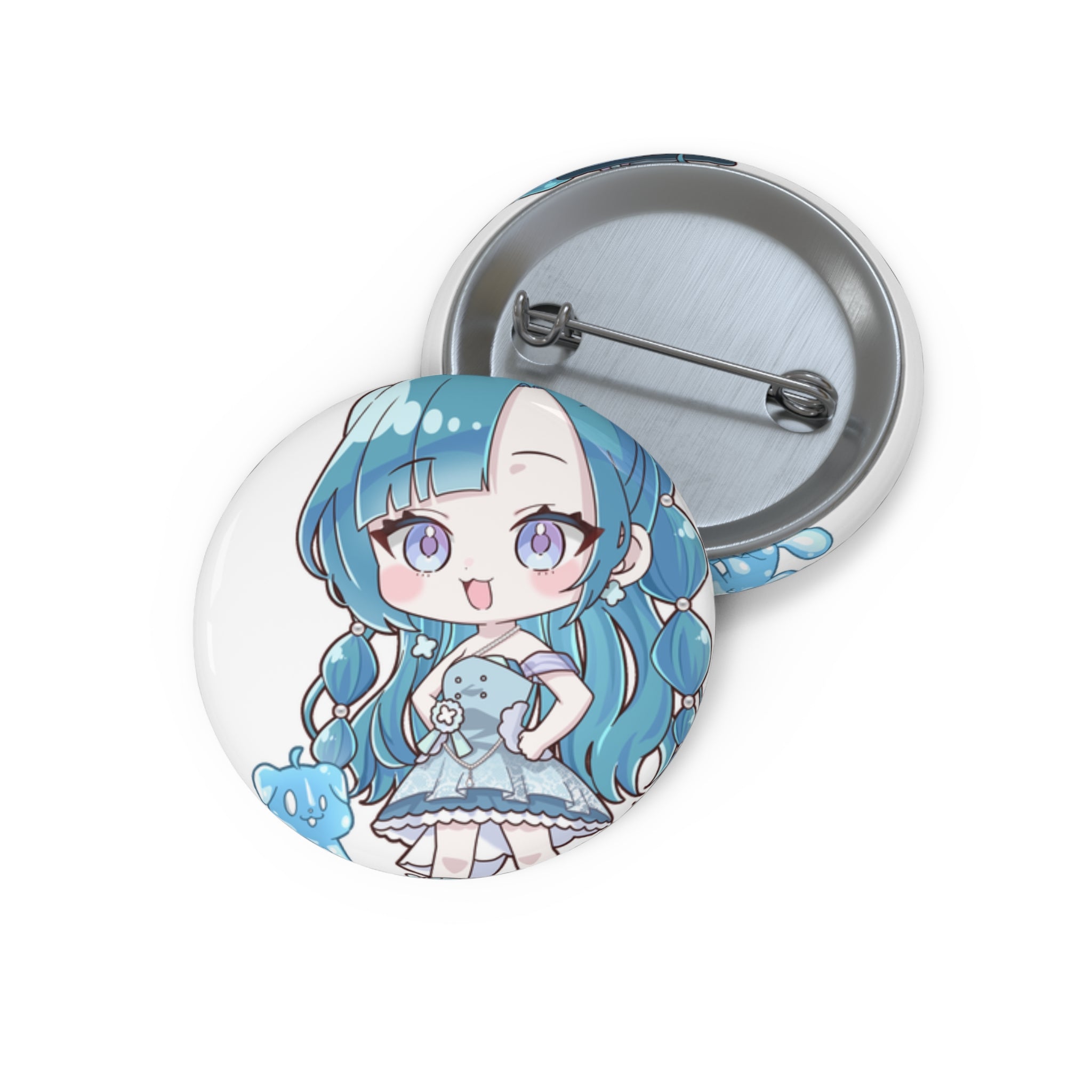 ShinyTinsel Chibi Button Pin