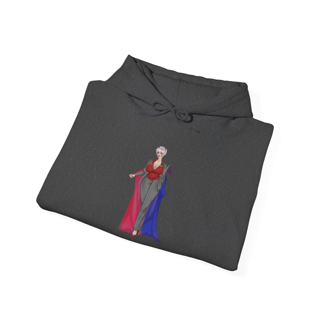 BasicallyVal "Red and Blue" Hoodie