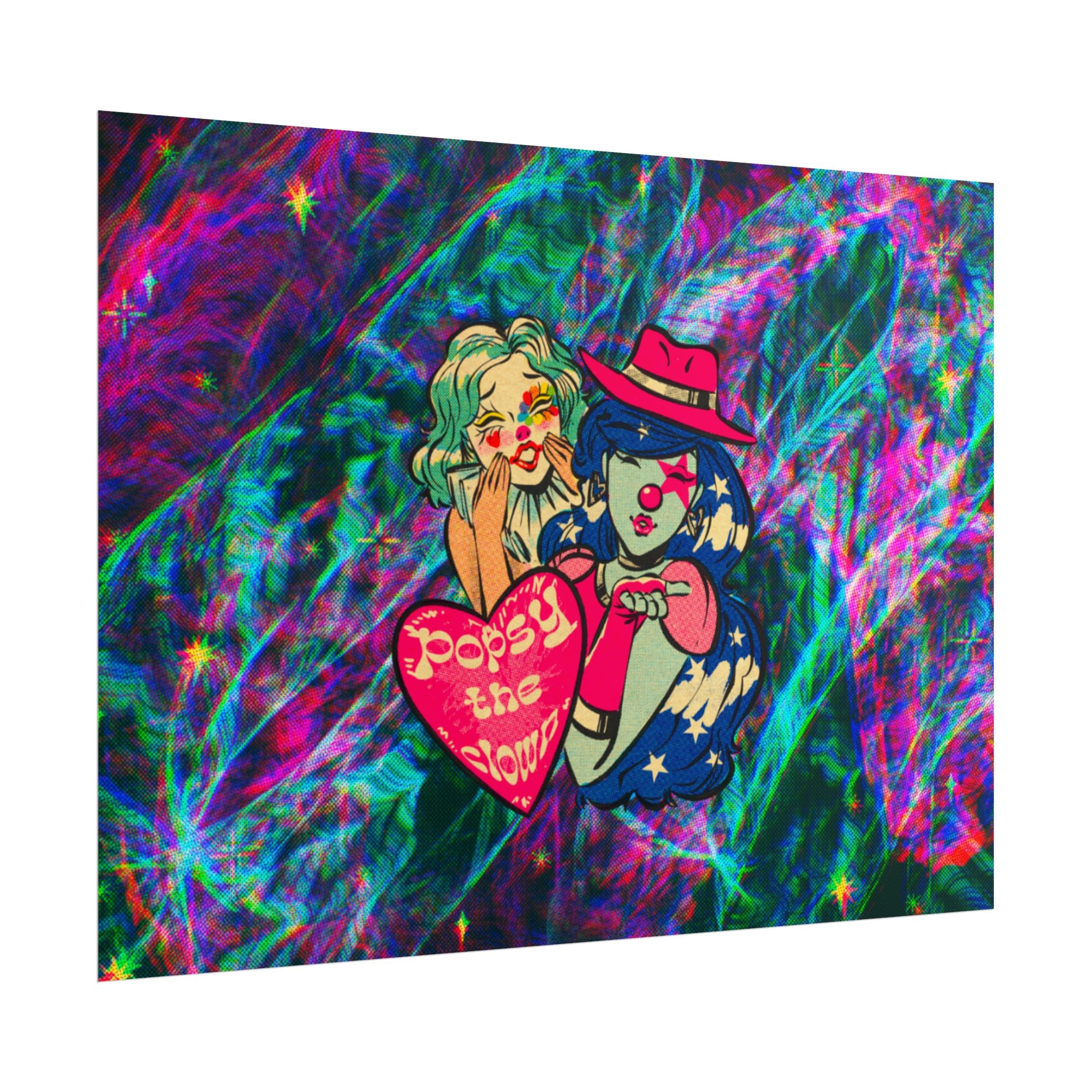 PopsyTheClown "ArtPopsy" Poster