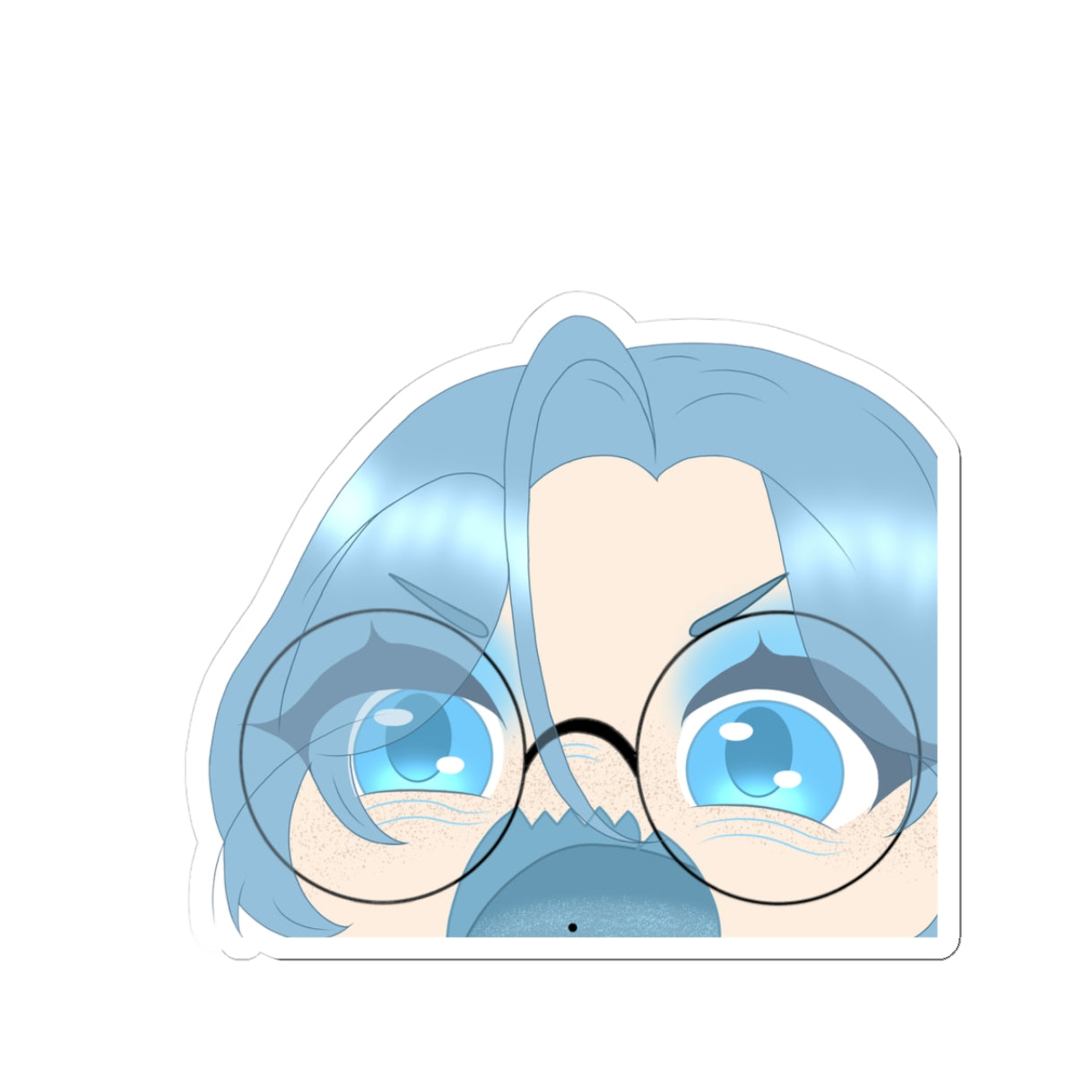 ALocalBlueberry "Tiny Rage" Sticker