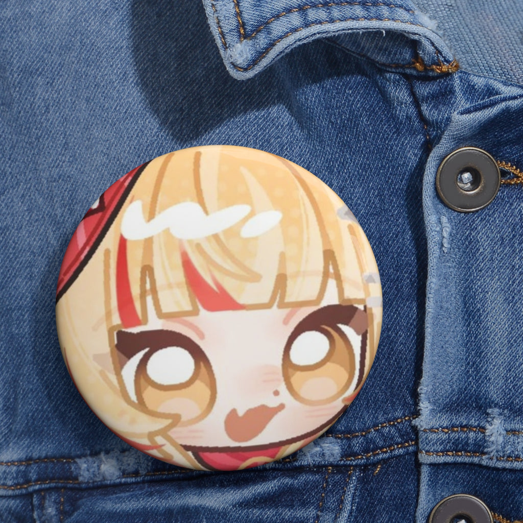 VyliaJesterz "Chibi Face" Button Pin