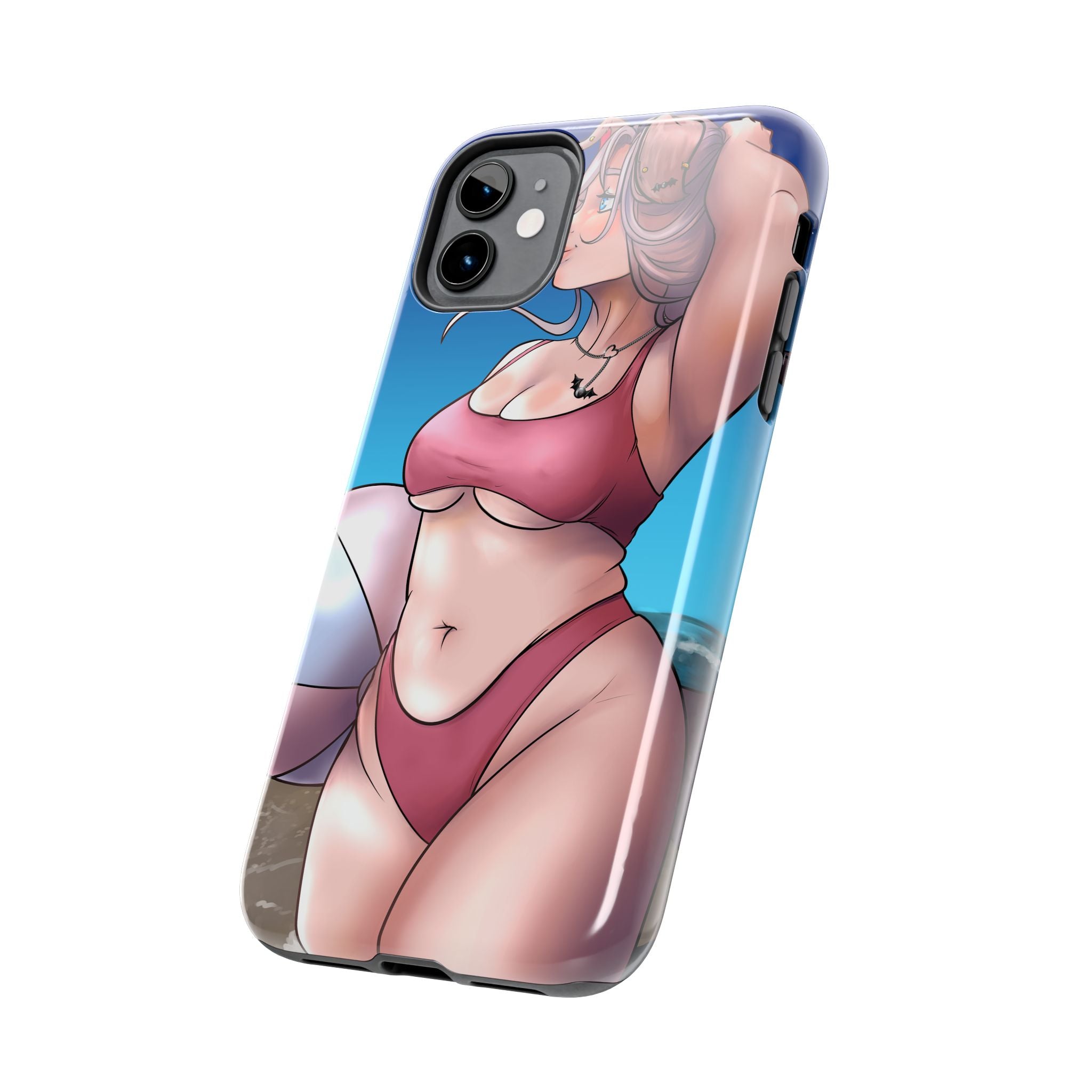Luna Rainn "Beach Pup" Tough Phone Case
