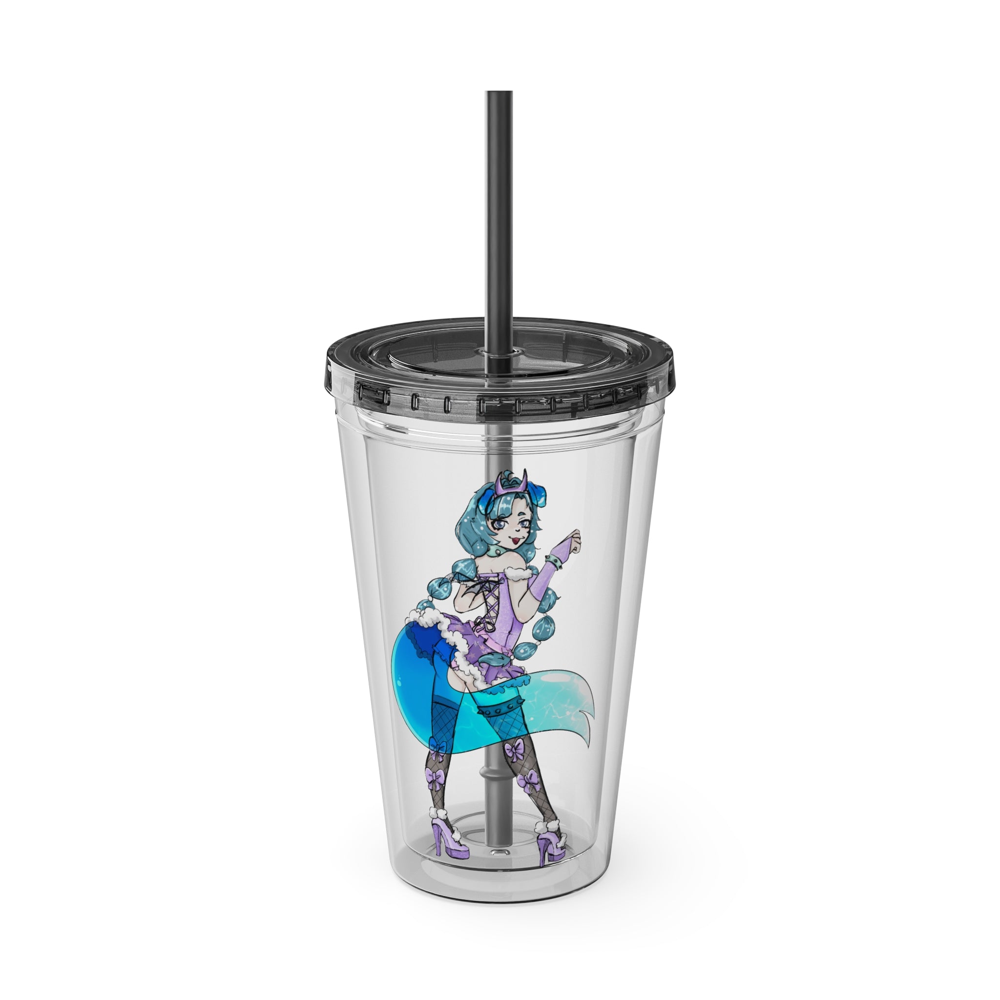 ShinyTinsel "Cheeky" Acrylic Tumbler