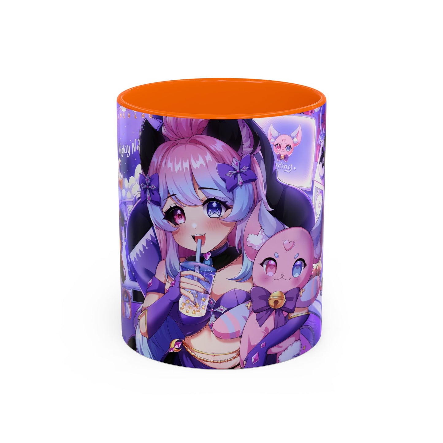 "Time To Stream!" Nighty Neko Mug