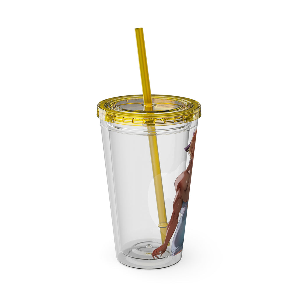 KeytheMoo "Talk to the Tail" Acrylic Tumbler