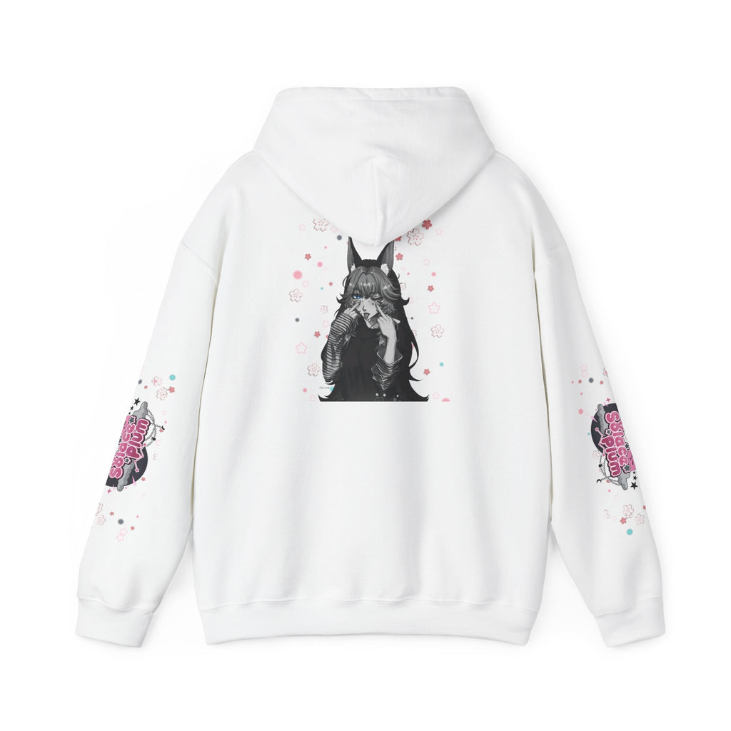 Solace Plum BW "Blep" Designer Hoodie