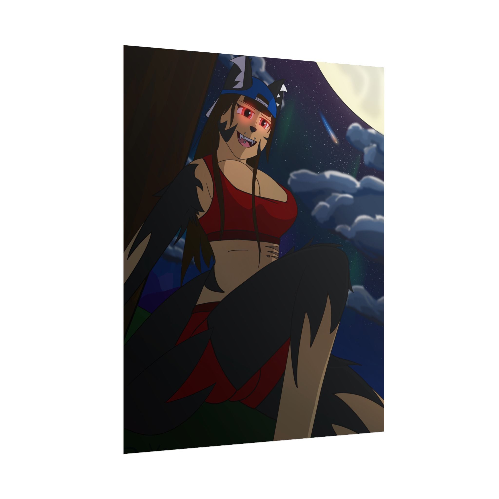 LunarLycanthrope "Catchin' a Breath" Poster