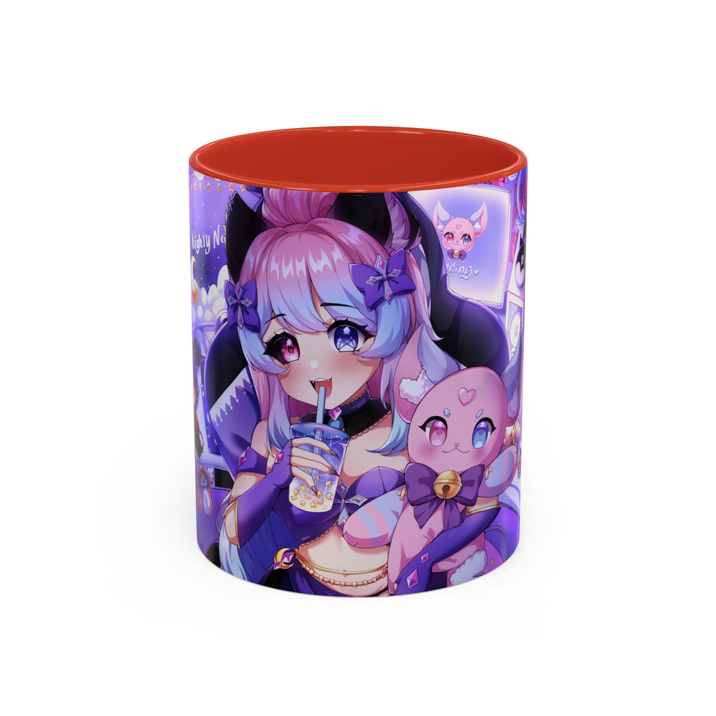 "Time To Stream!" Nighty Neko Mug