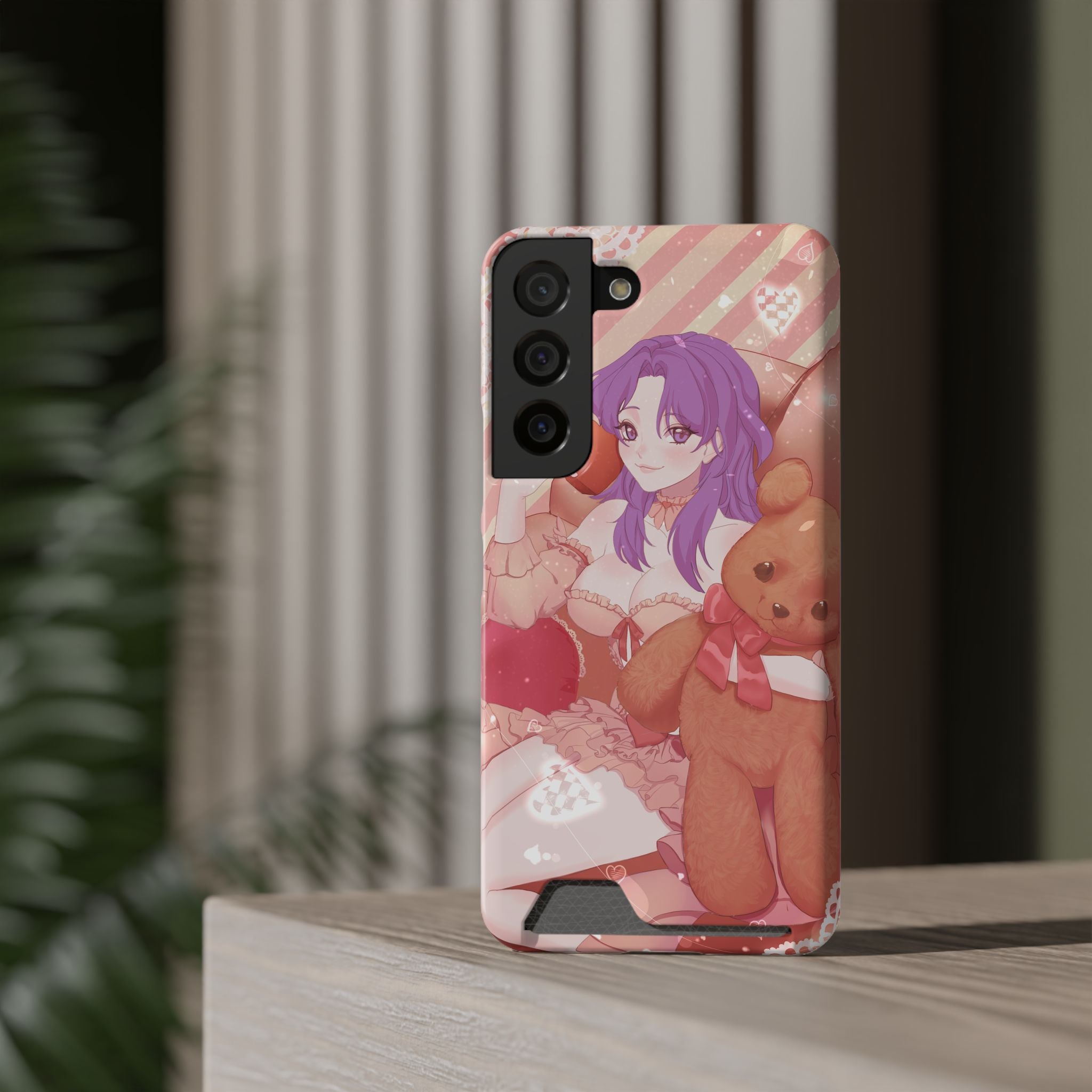 Angelica Phone Case With Card Holder
