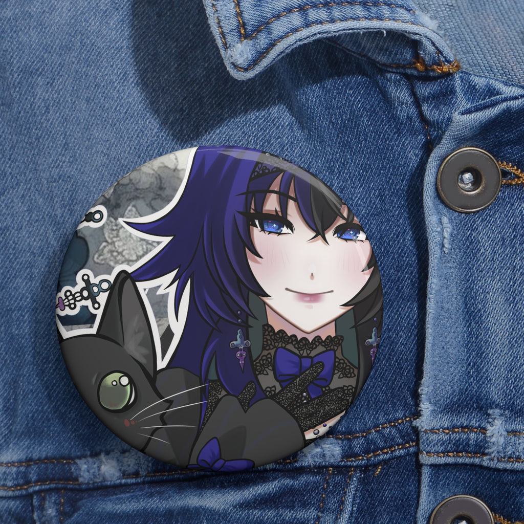 Nyx Blackveil Button Pin