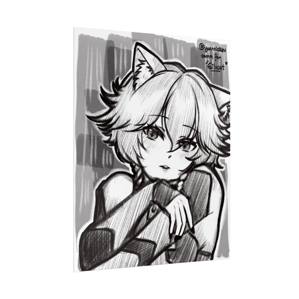 Eilucat Sketch Print