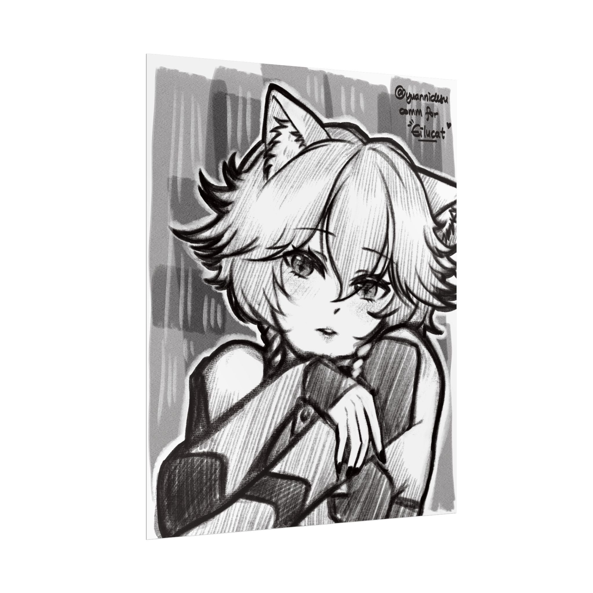 Eilucat Sketch Print