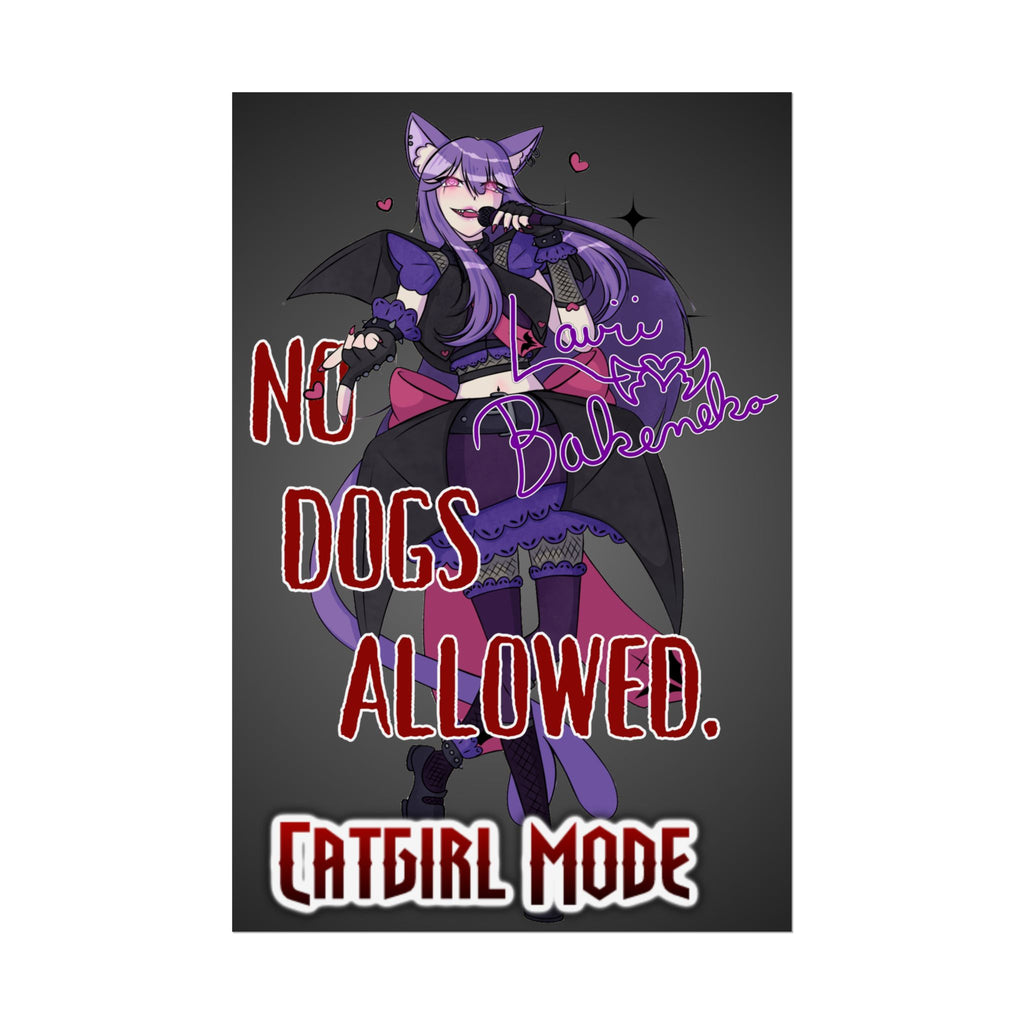 Lavii Bakeneko "No Dogs Allowed" Poster
