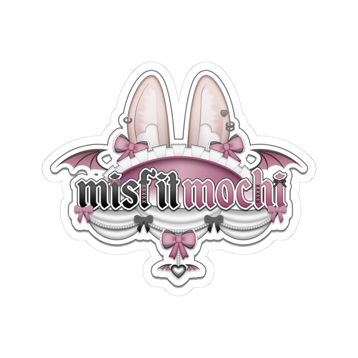 misfitmochi "Logo" Sticker