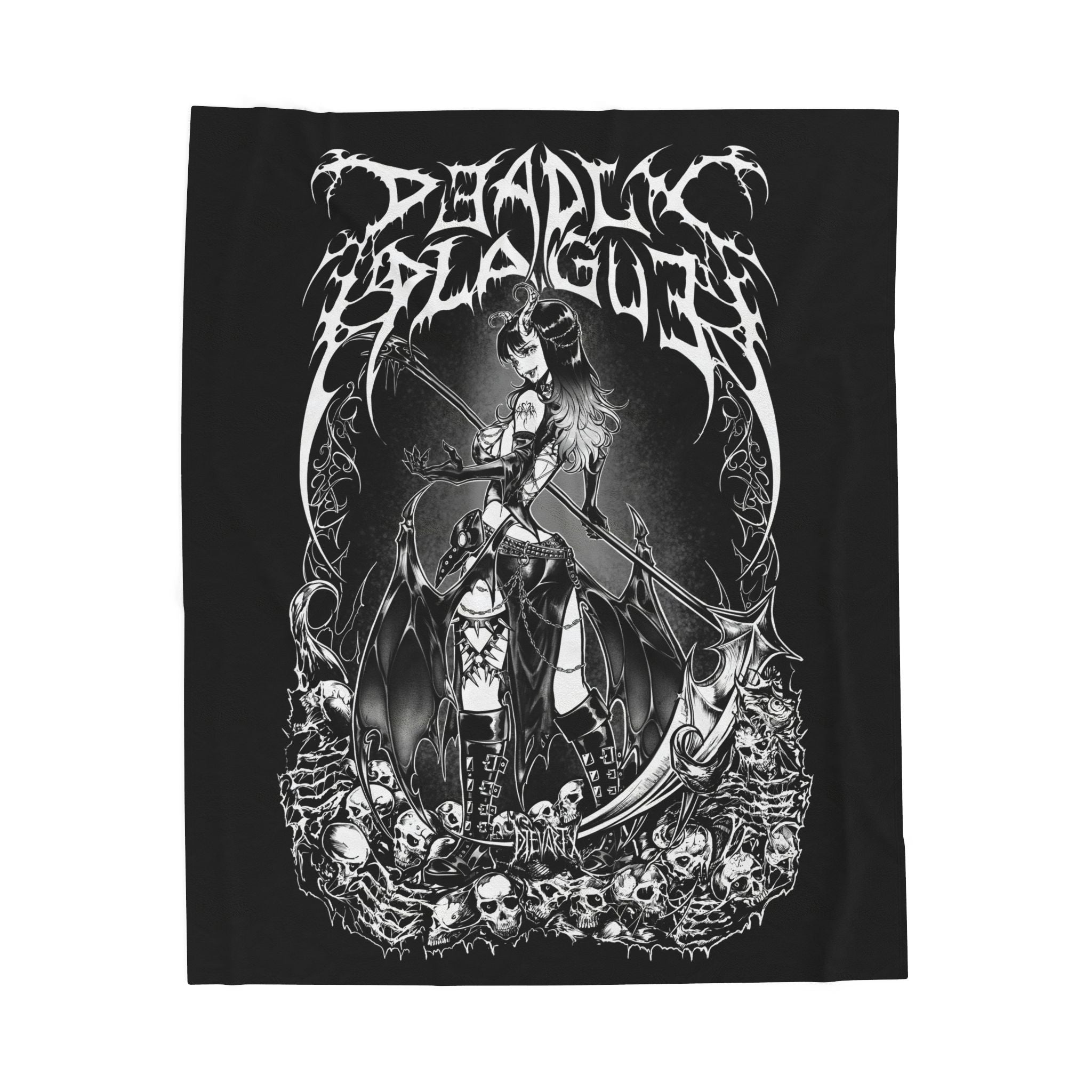 Deadly_Plague "Reaper's Collection" Plush Blanket