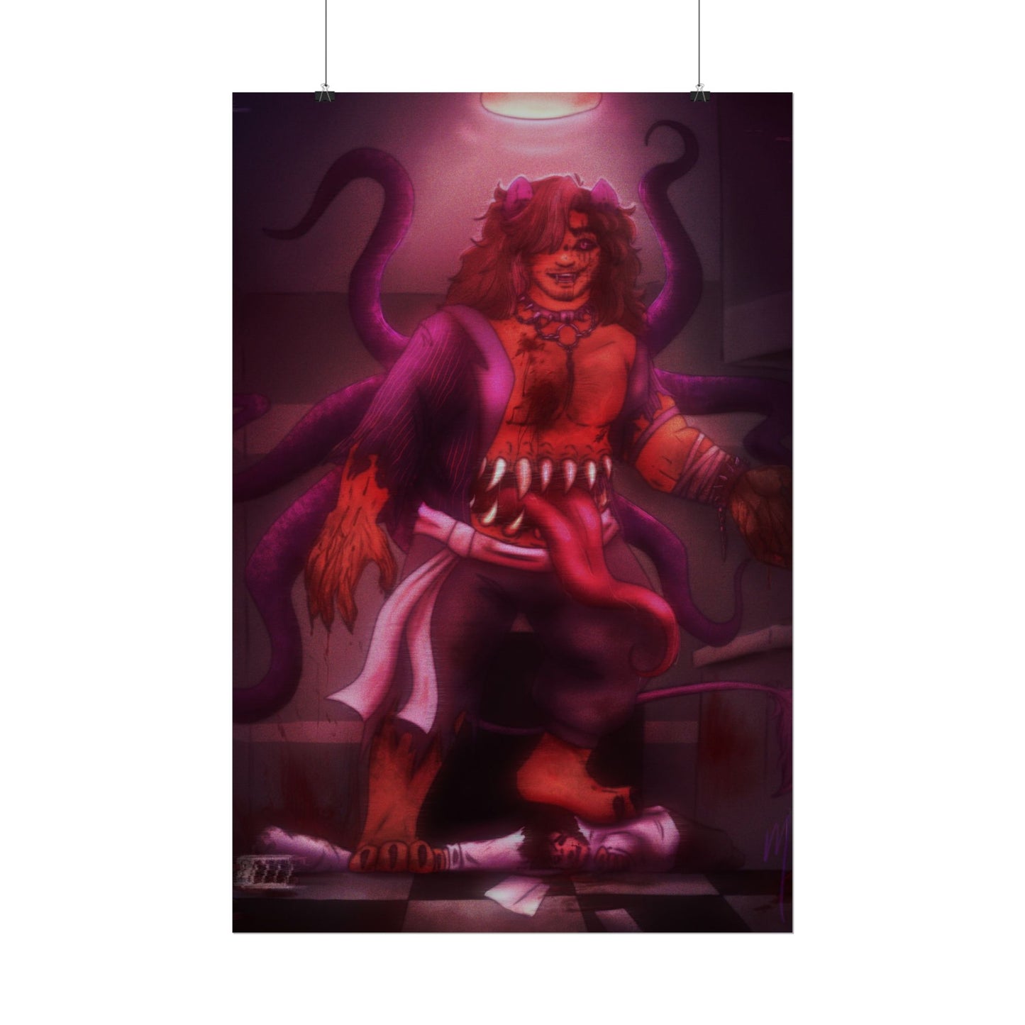 "Caught in 4K" htxLion Poster