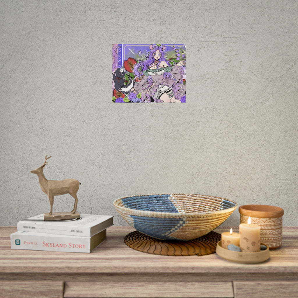 VerbenaVT "Stylized Garden" Poster