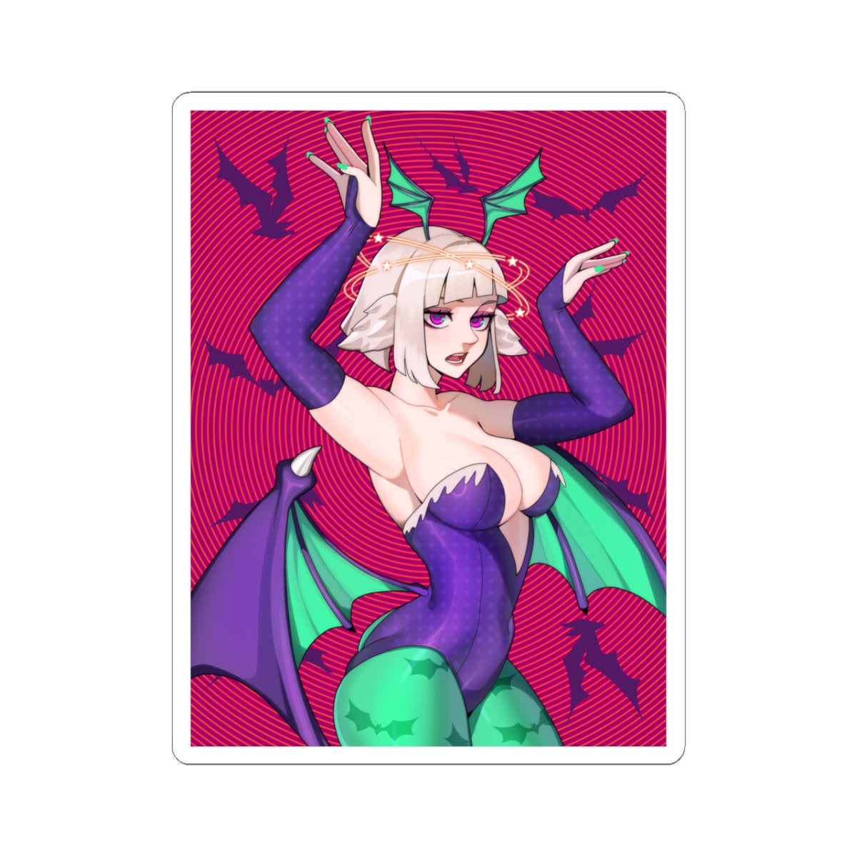 Bobamai "Devilish Pose" Sticker