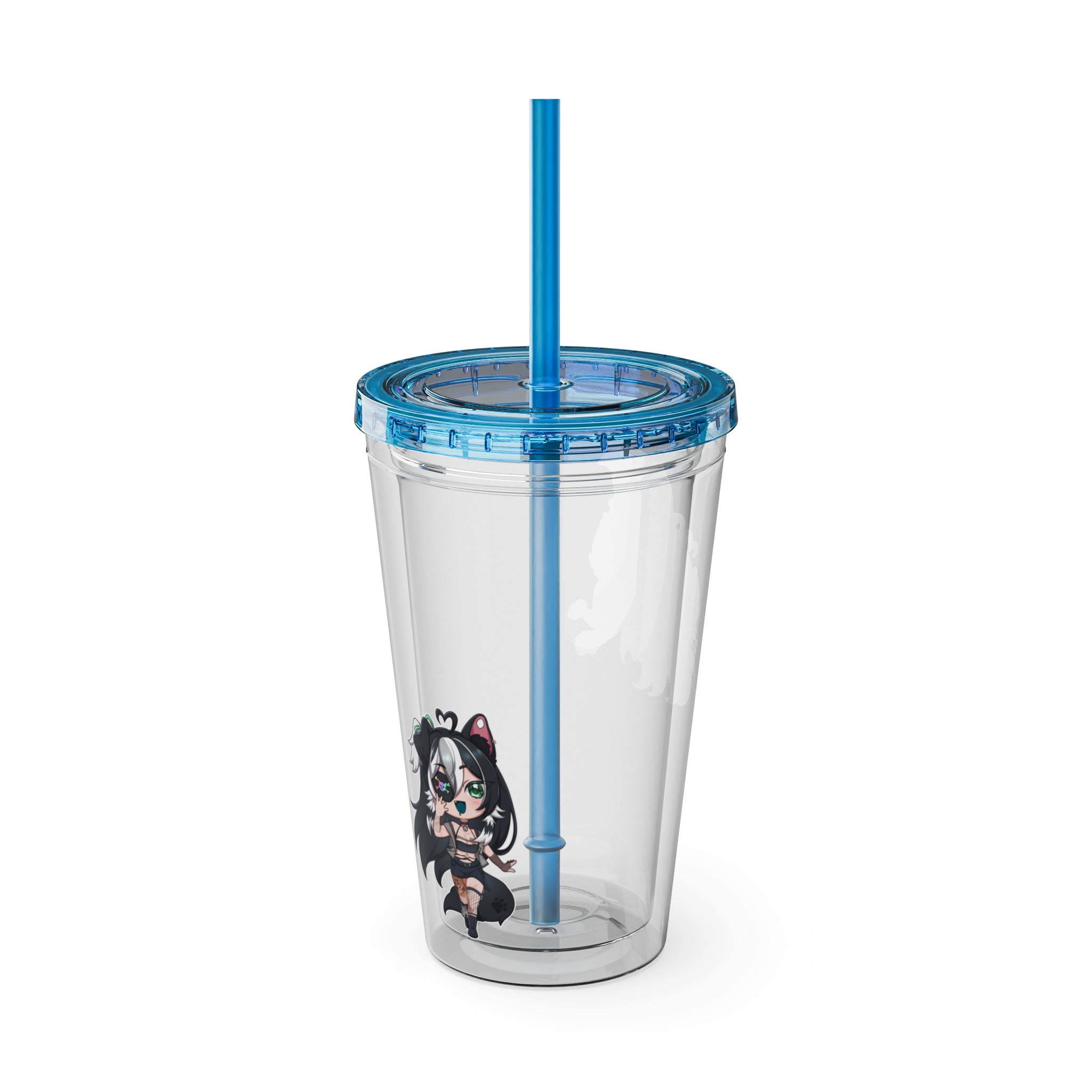 dognamedKats "Chibi Friends" Acrylic Tumbler