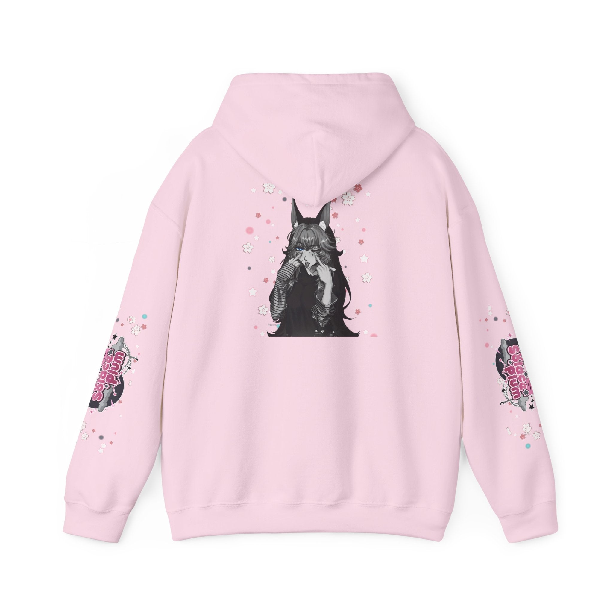 Solace Plum BW "Blep" Designer Hoodie