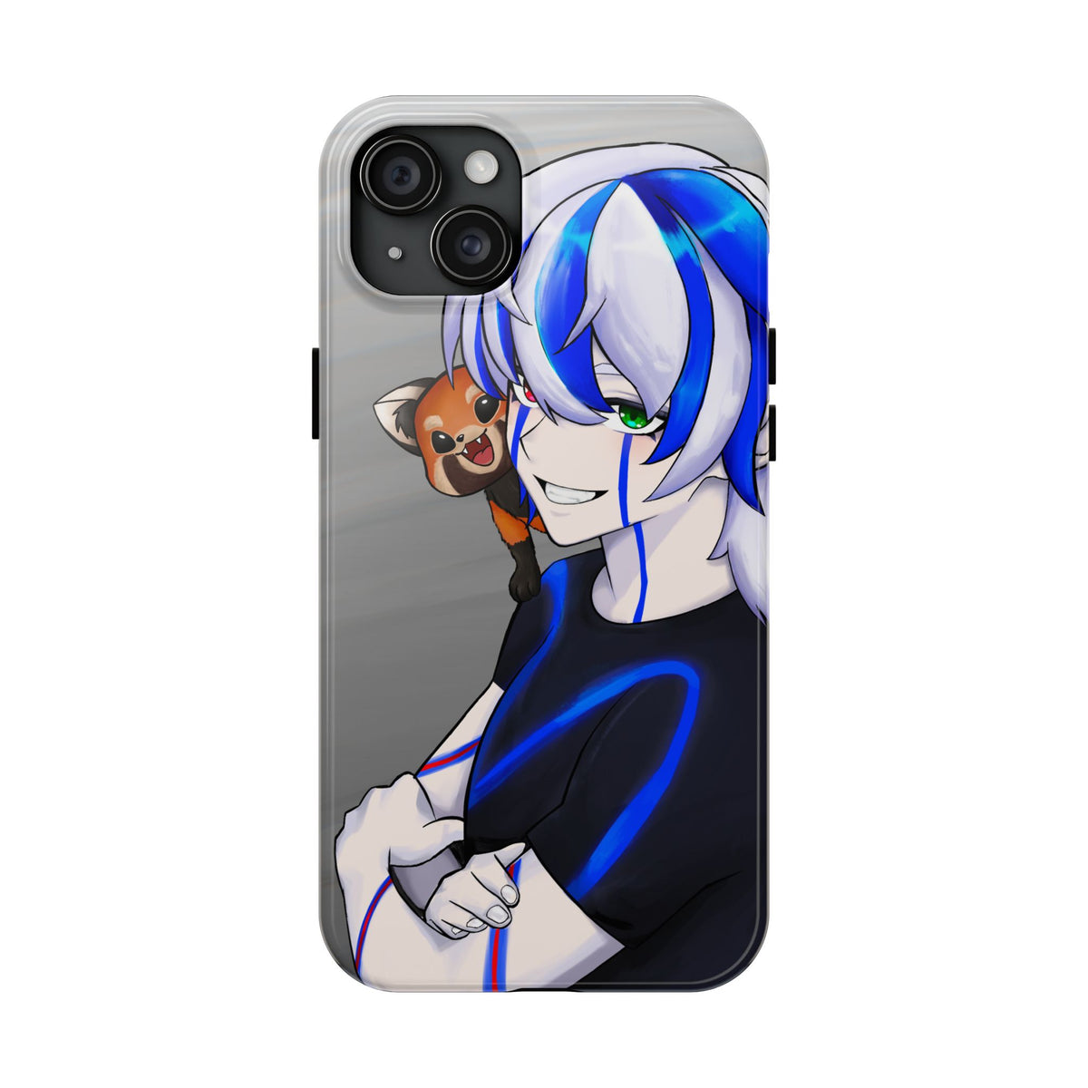 Ray Xash "Red Panda Companion" Phone Case